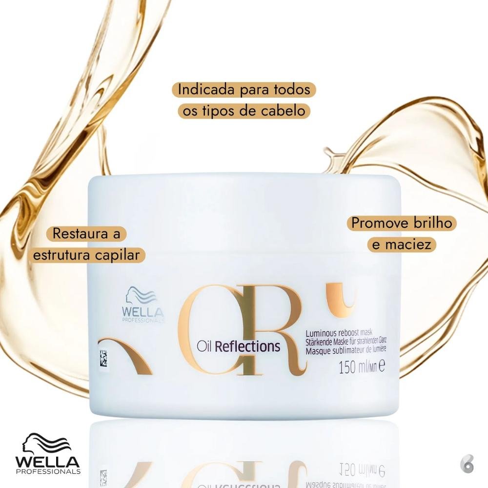 Wella Professionals Oil Reflections - Kit Shampoo 250 ml + Condicionador 200 ml + Máscara 150 ml ÚNICO 11