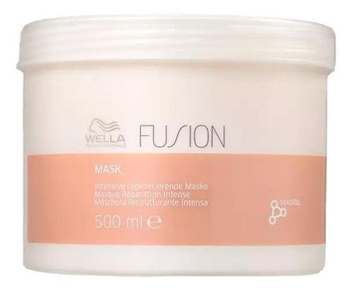 Kit Wella Fusion Shampoo 1000ml + Condicionador 1000ml + Máscara 500g + Válvulas Pump ÚNICO 12