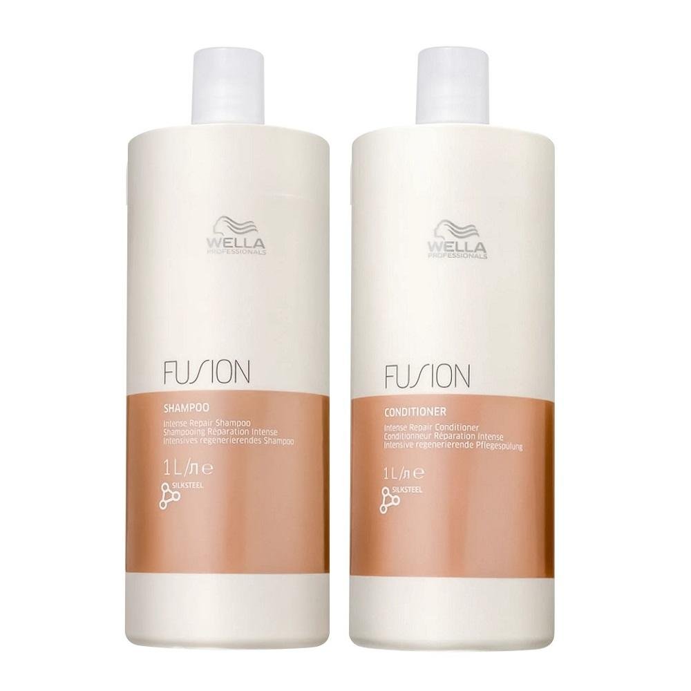 Wella Professionals Fusion Kit - Shampoo 1000ml e Condicionador 1000ml ÚNICO 7