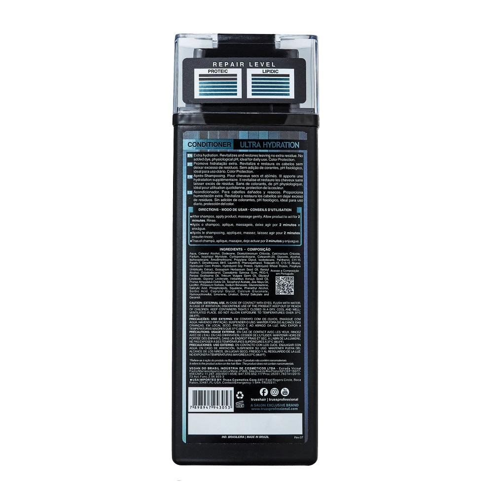 Kit Truss Ultra Hydration Shampoo 300ml + Condicionador 300ml + Máscara Specific 180g + Night Spa 250ml ÚNICO 5