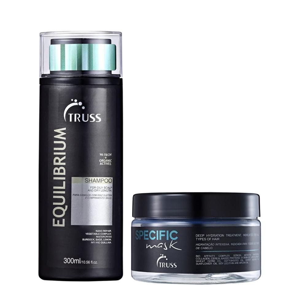Kit Truss Equilibrium Shampoo 300ml + Máscara Specific 180g