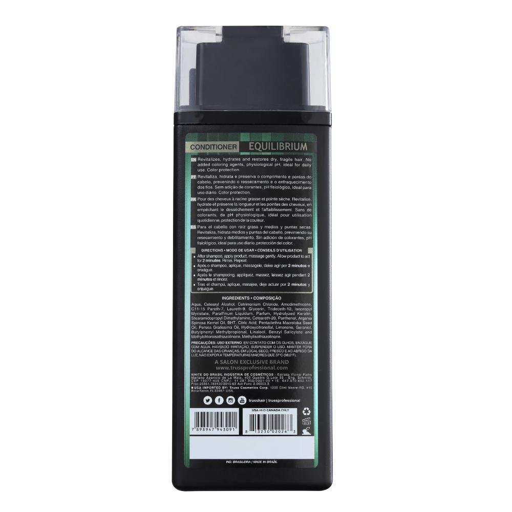 Kit Truss Equilibrium Shampoo 300ml + Condicionador 300ml + Night Spa 250ml + Uso Obrigatório 260ml ÚNICO 2