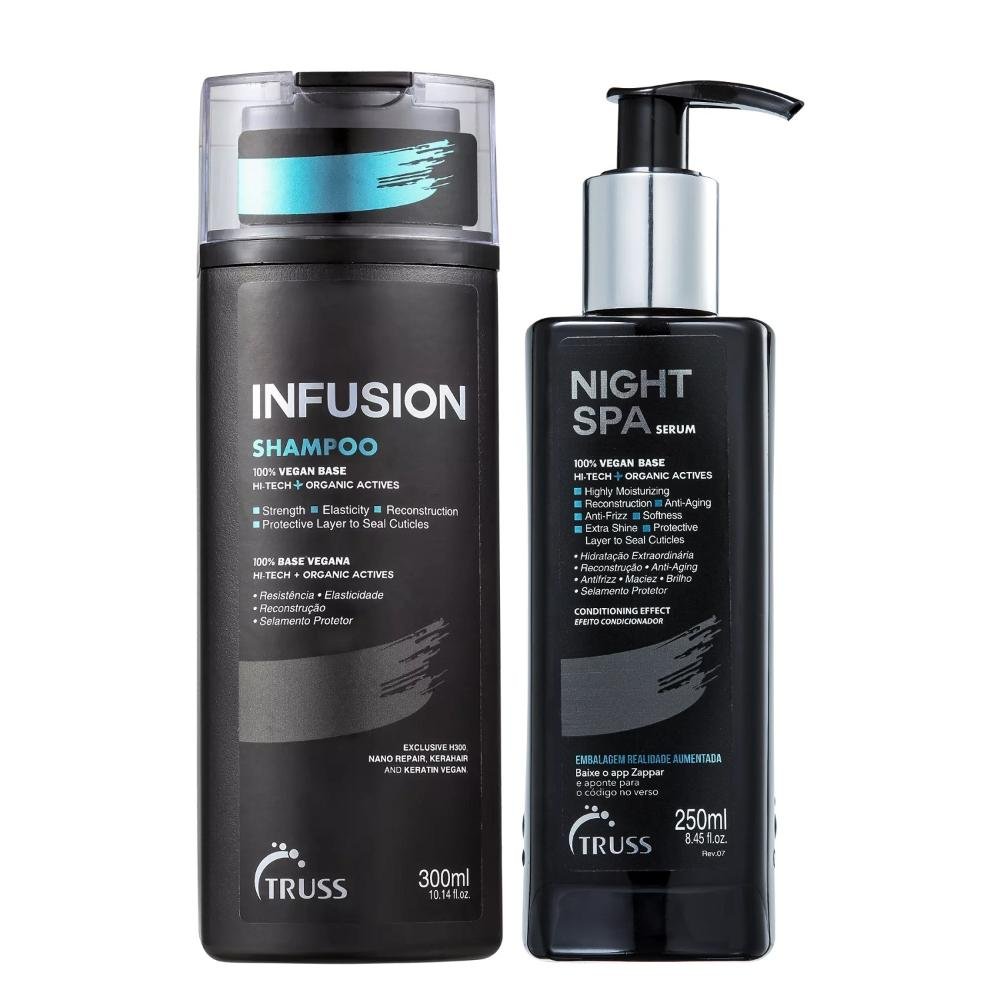 Kit Truss Infusion Shampoo 300ml + Night Spa 250ml ÚNICO 1