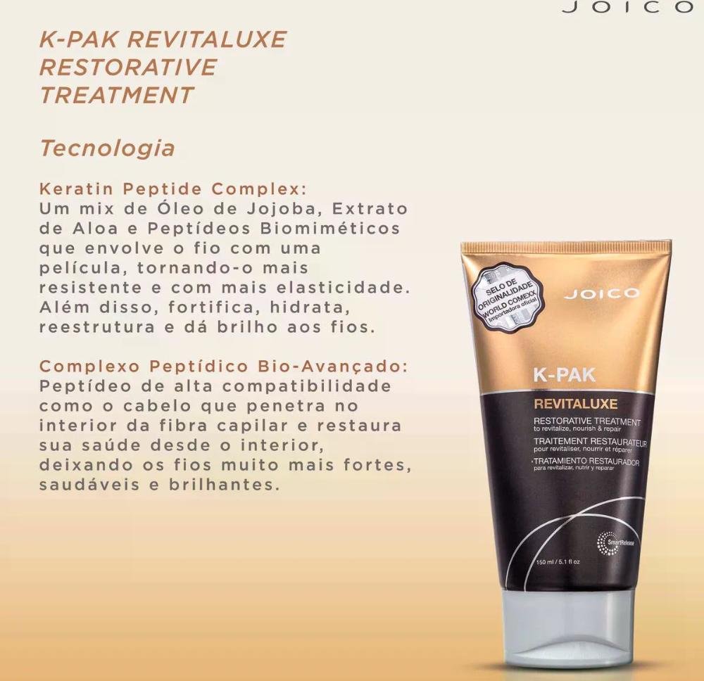 Joico K-PAK Revitaluxe  - Máscara Capilar 150ml 150ml 3