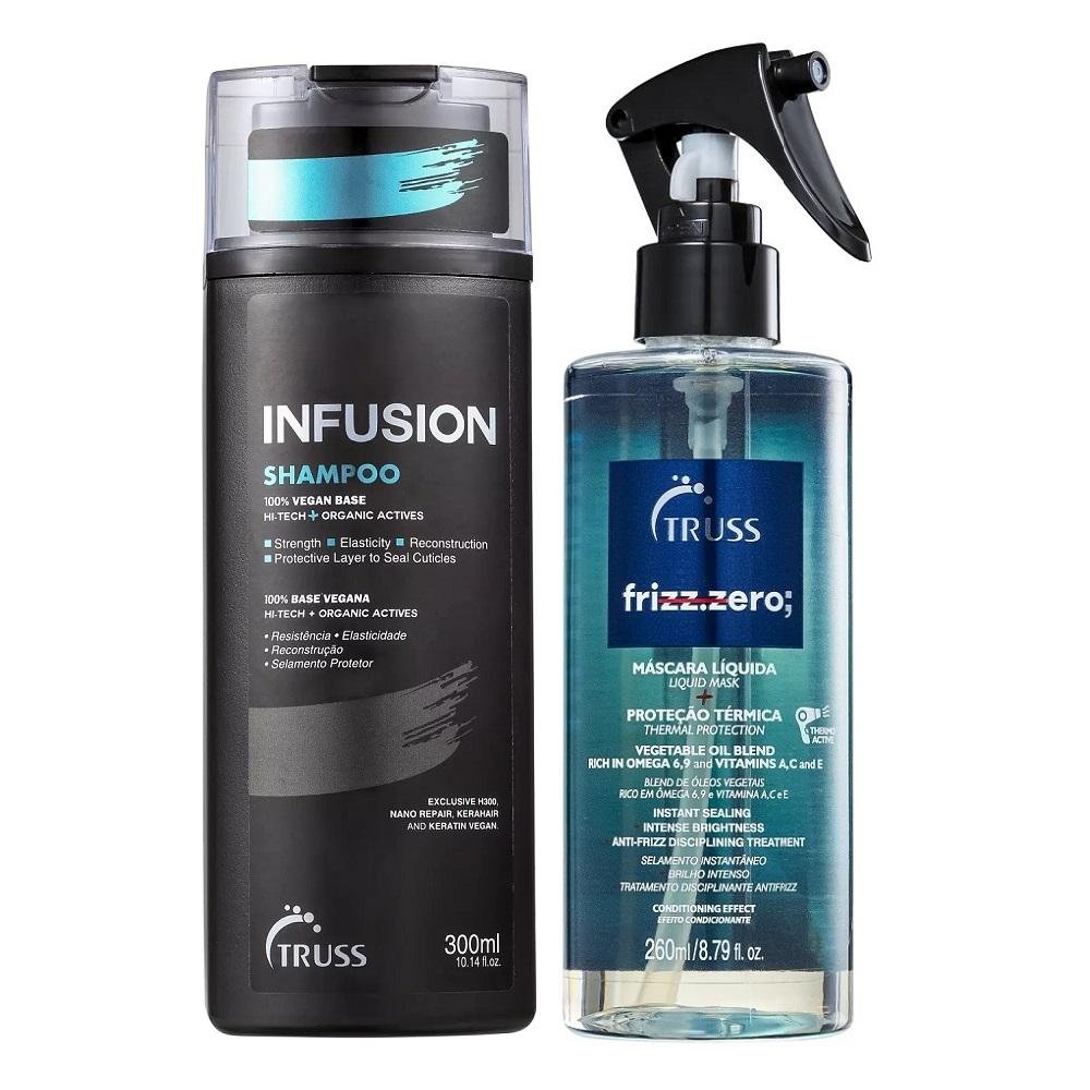 Kit Truss Infusion Shampoo 300ml + Frizz Zero Spray 260ml ÚNICO 1