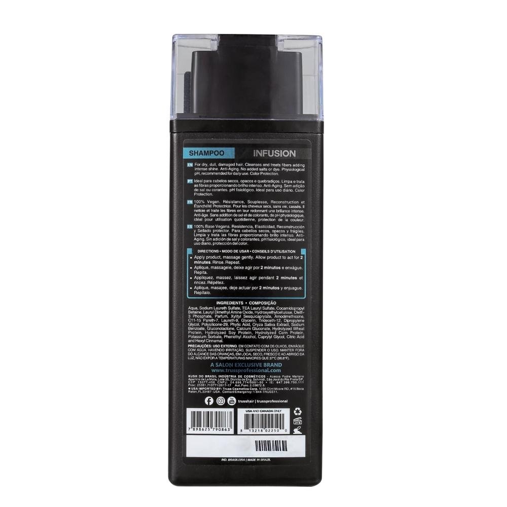 Kit Truss Infusion Shampoo 300ml + Frizz Zero Spray 260ml ÚNICO 3