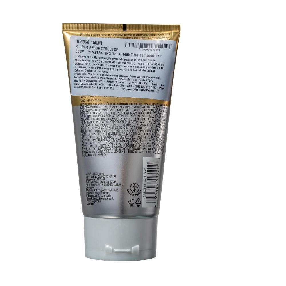 Kit Máscaras Joico - K-Pak Deep Reconstructor 150ml + Moisture Recovery Balm 250ml ÚNICO 3