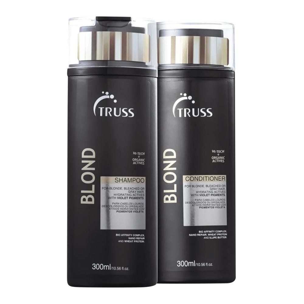 Kit Truss Blond Shampoo 300ml + Condicionador 300ml ÚNICO 1