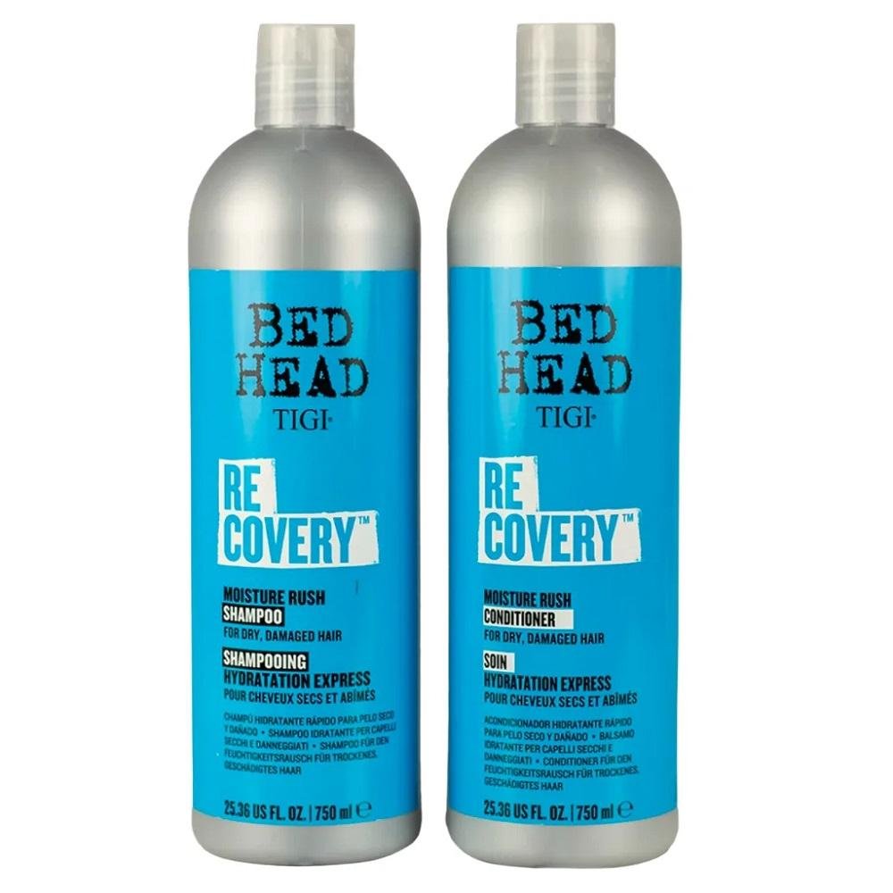 Kit Tigi Bed Head - Shampoo Recovery 750ml + Condicionador Recovery 750ml + Small Talk 240ml ÚNICO 2