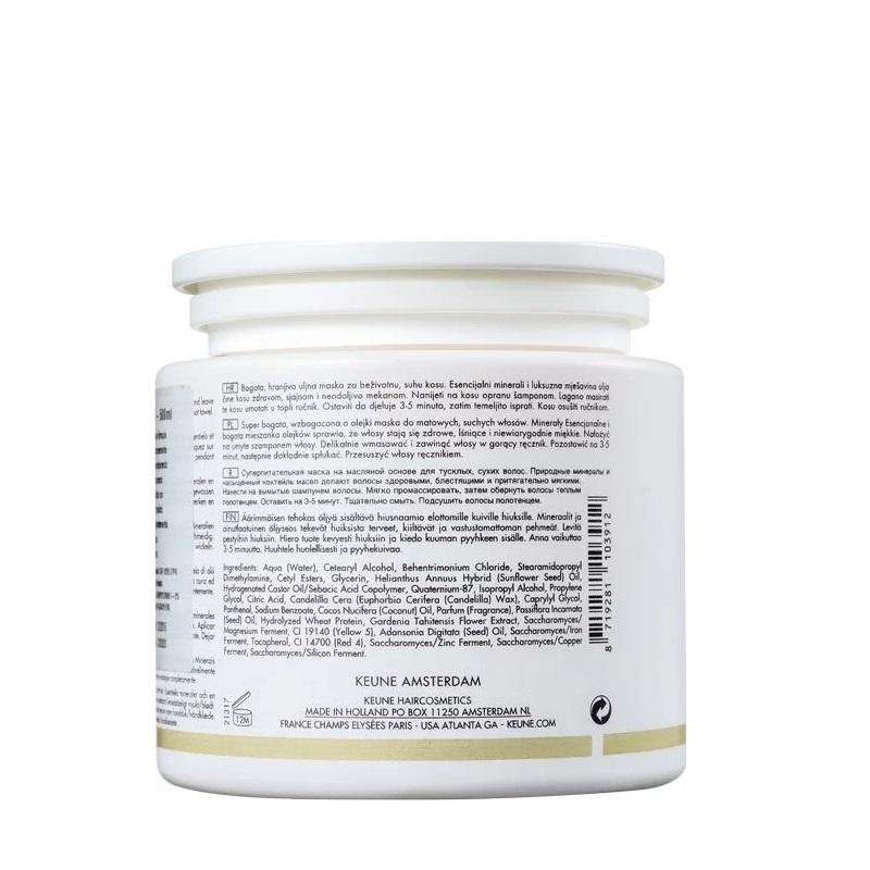 Kit Keune Care Vital Nutrition Shampoo 1000ml + Condicionador 1000ml + Máscara 500ml + Satin Oil 95ml + Válvulas Pump ÚNICO 6