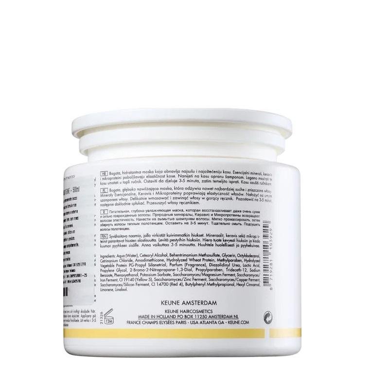 Kit Keune Care Vital Nutrition Shampoo 1000ml + Condicionador 1000ml + Máscara 500ml + Válvulas Pump ÚNICO 3