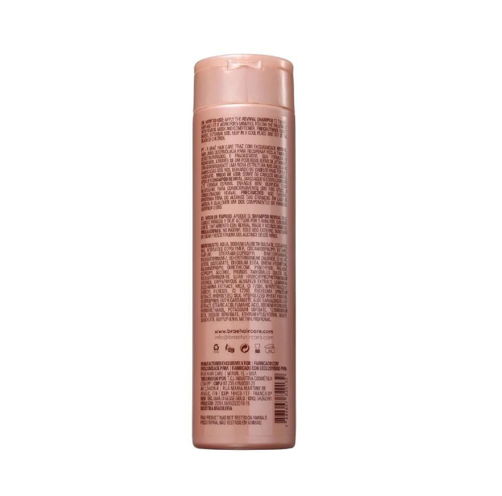 Kit Braé Revival - Shampoo 250ml + Condicionador 250ml + Máscara 200g + Óleo Gorgeous Shine 60ml ÚNICO 2