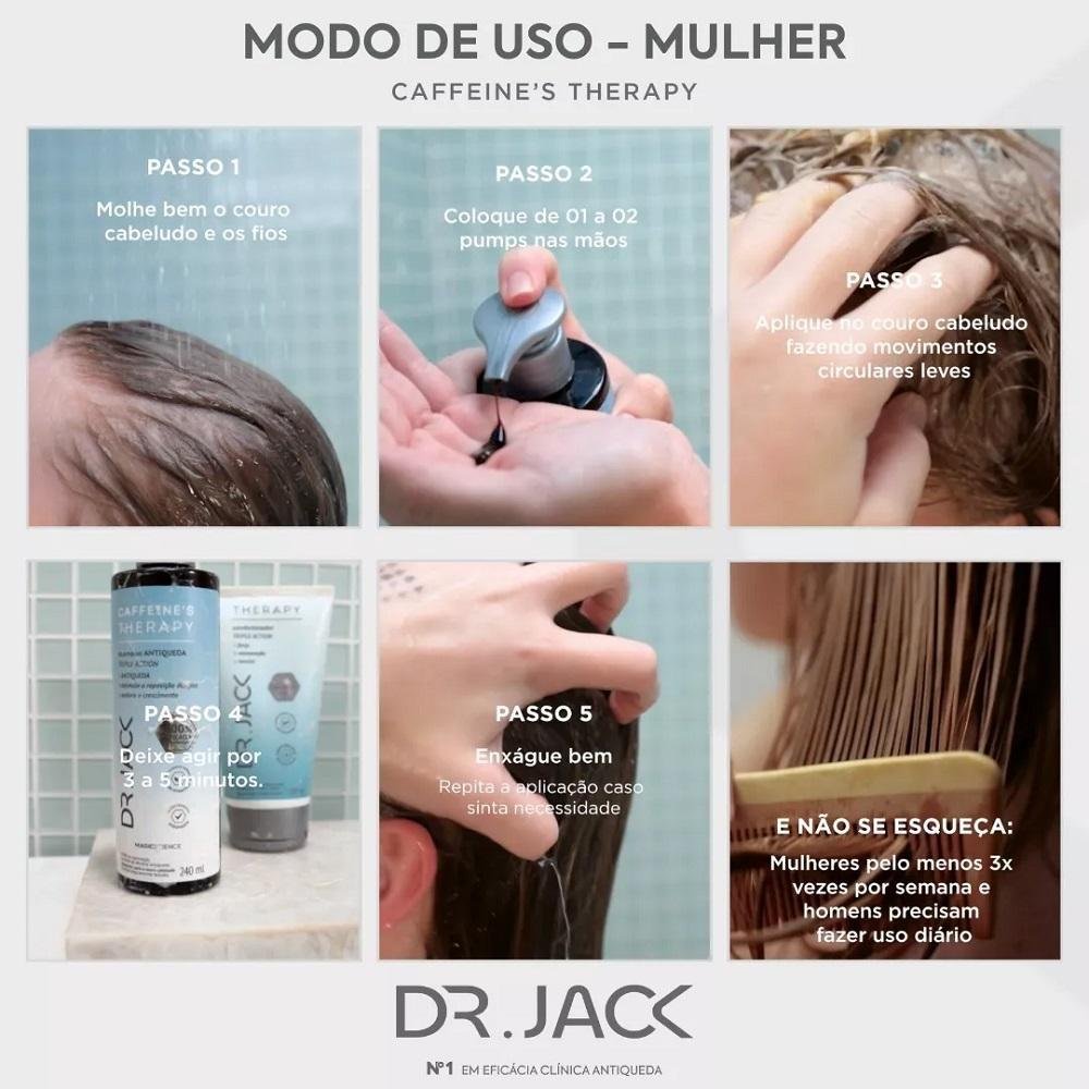 Dr. Jack - Shampoo 240ml + Suplemento 30 Capsulas ÚNICO