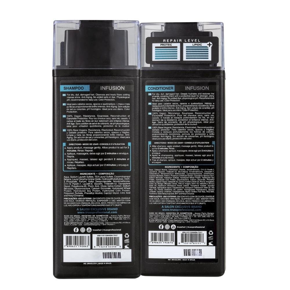 Kit Truss Infusion Shampoo + Condicionador - Home Care ÚNICO 2