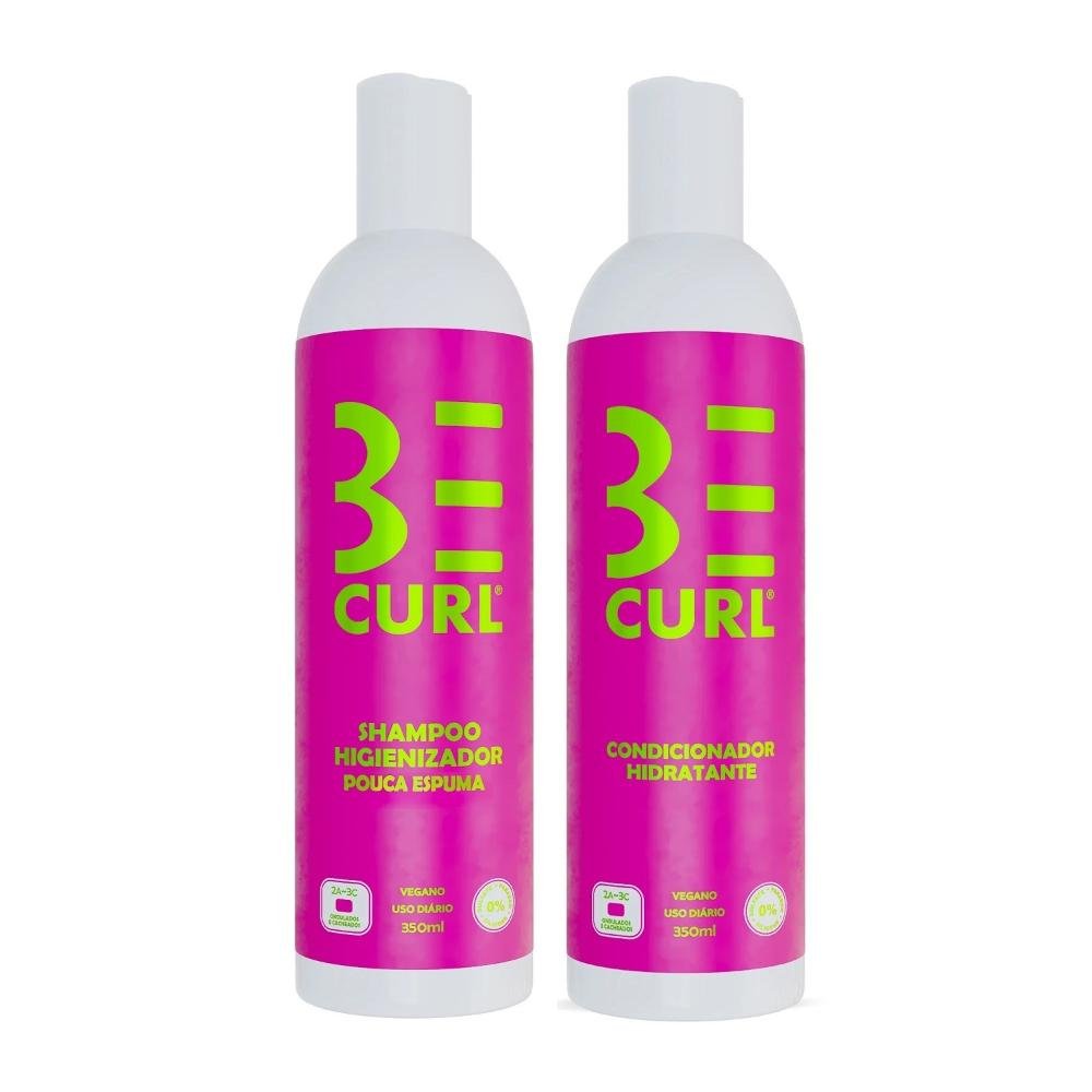 Kit Be Curl Low Poo Shampoo 350ml + Condicionador 350ml