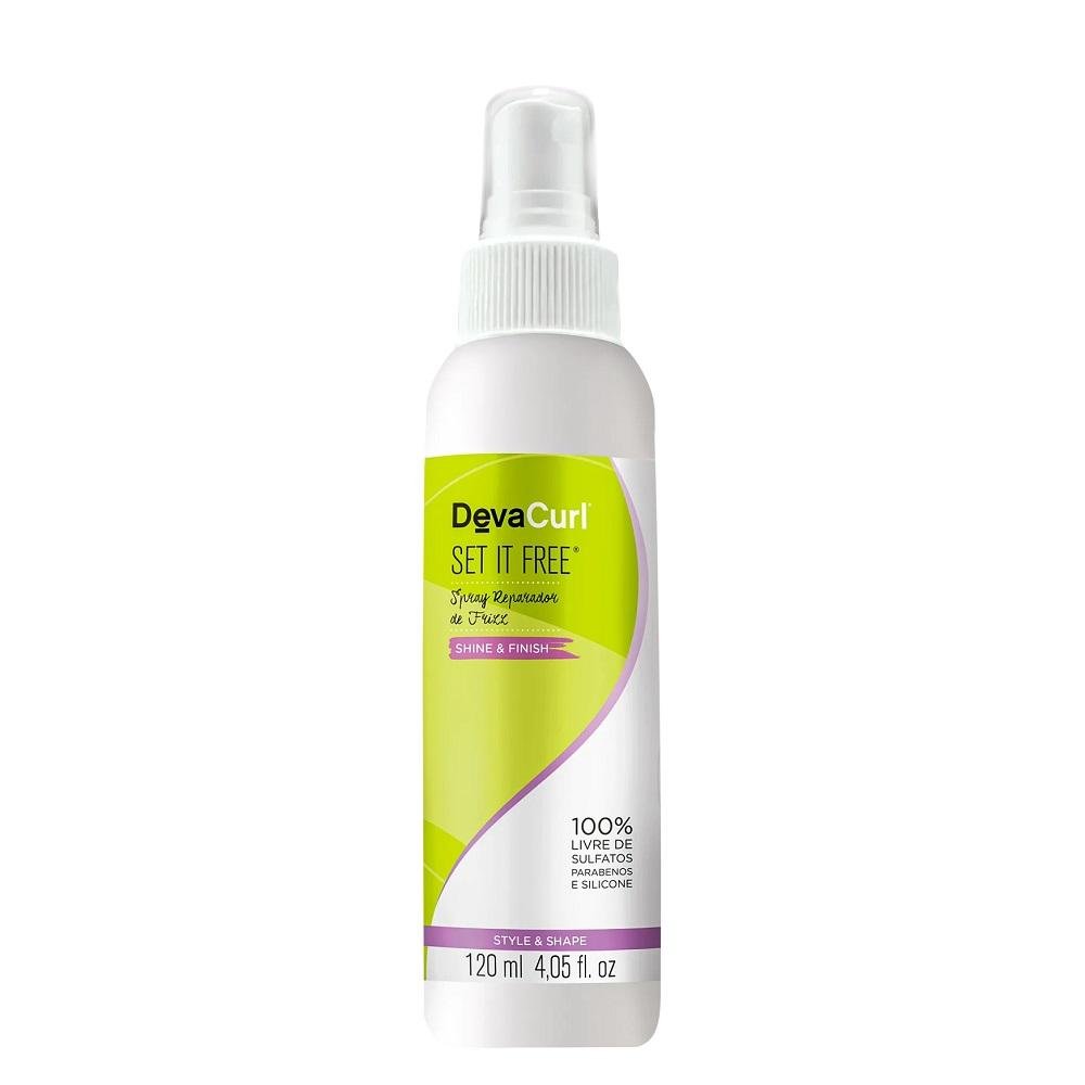 Deva Curl Set It Free 120ml + Low Poo Shampoo 355ml + Condicionador One 355ml ÚNICO 4
