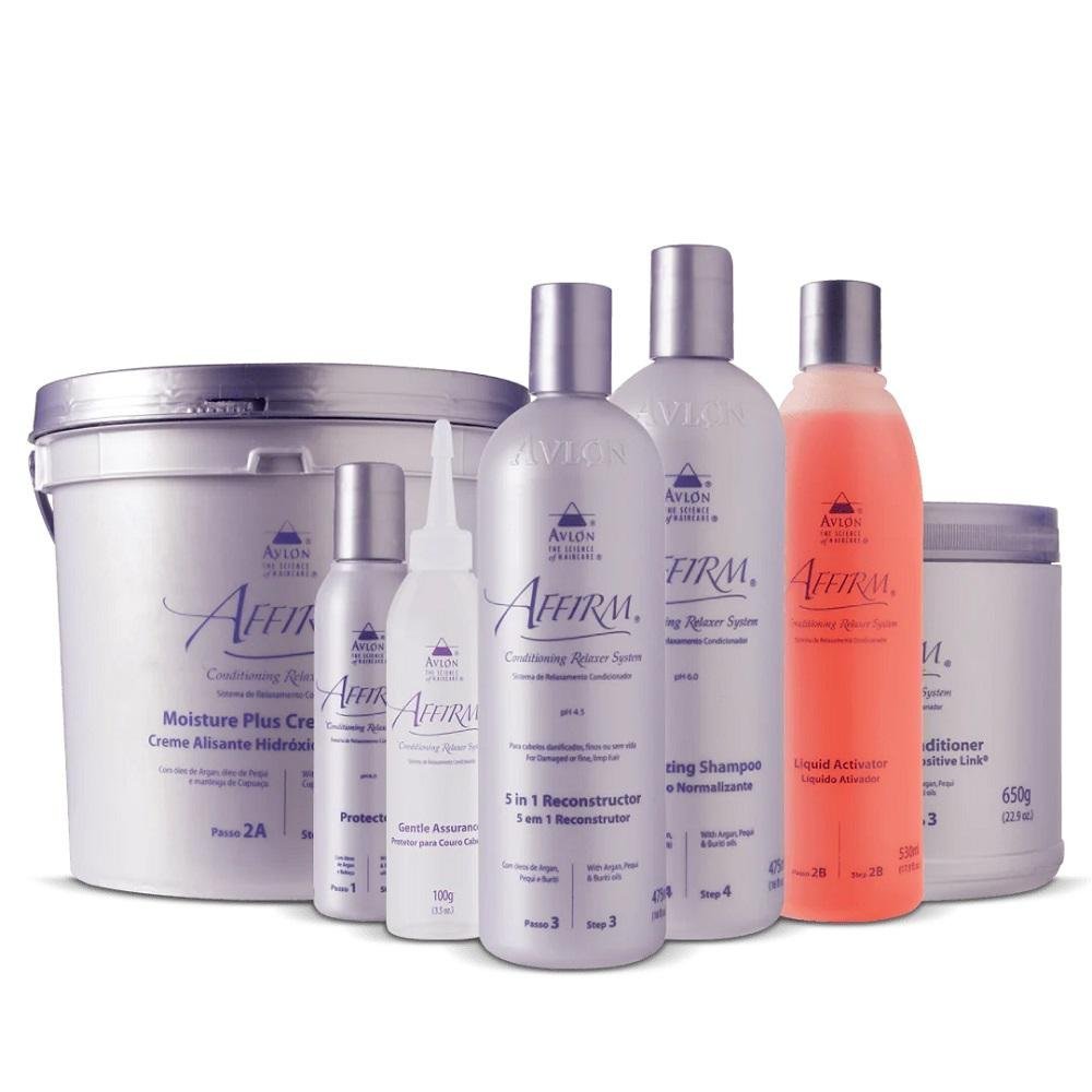 Kit Avlon Affirm Sistema de Alisamento Guanidina - 7 Produtos