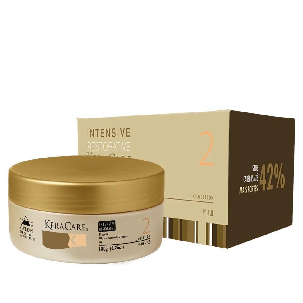Kit Avlon KeraCare Intensive Restorative Shampoo 240ml + Condicionador 240ml + Máscara 180g ÚNICO 4