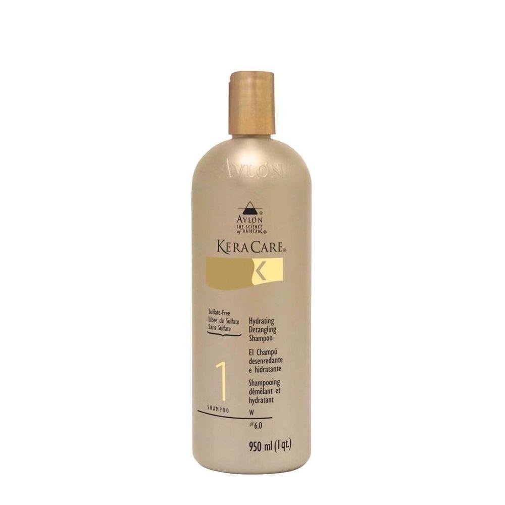Kit Avlon KeraCare Hydrating Detangler Shampoo 950ml + Umecto 240ml + Silken Seal Light 60ml ÚNICO 4