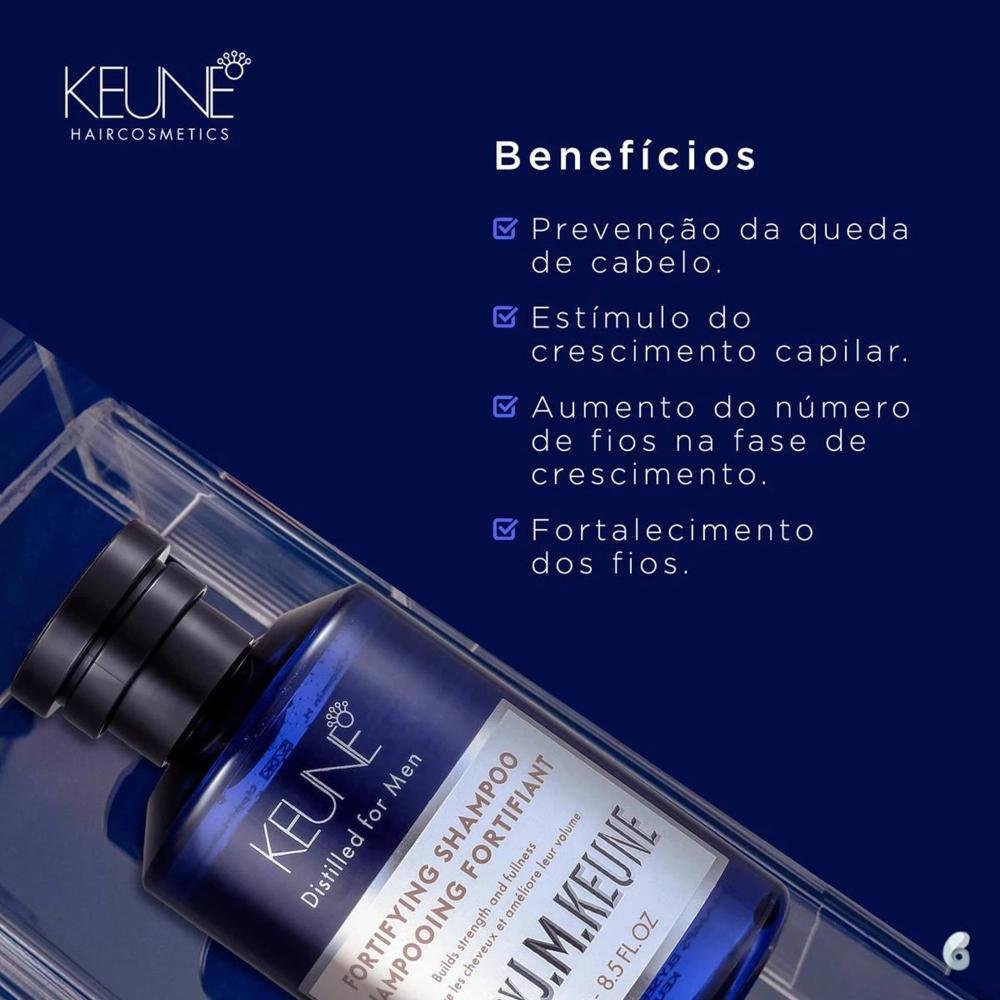 Keune 1922 by J. M. Keune Fortifying - Shampoo Antiqueda 250ml 250ml 4