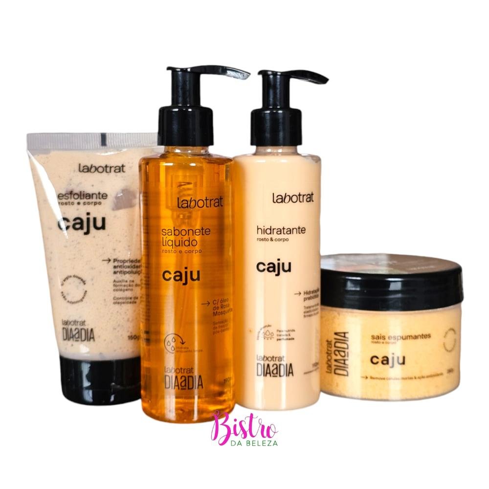 Kit Labotrat Dia a Dia Caju - Corpo e Banho (4 Produtos) ÚNICO 1