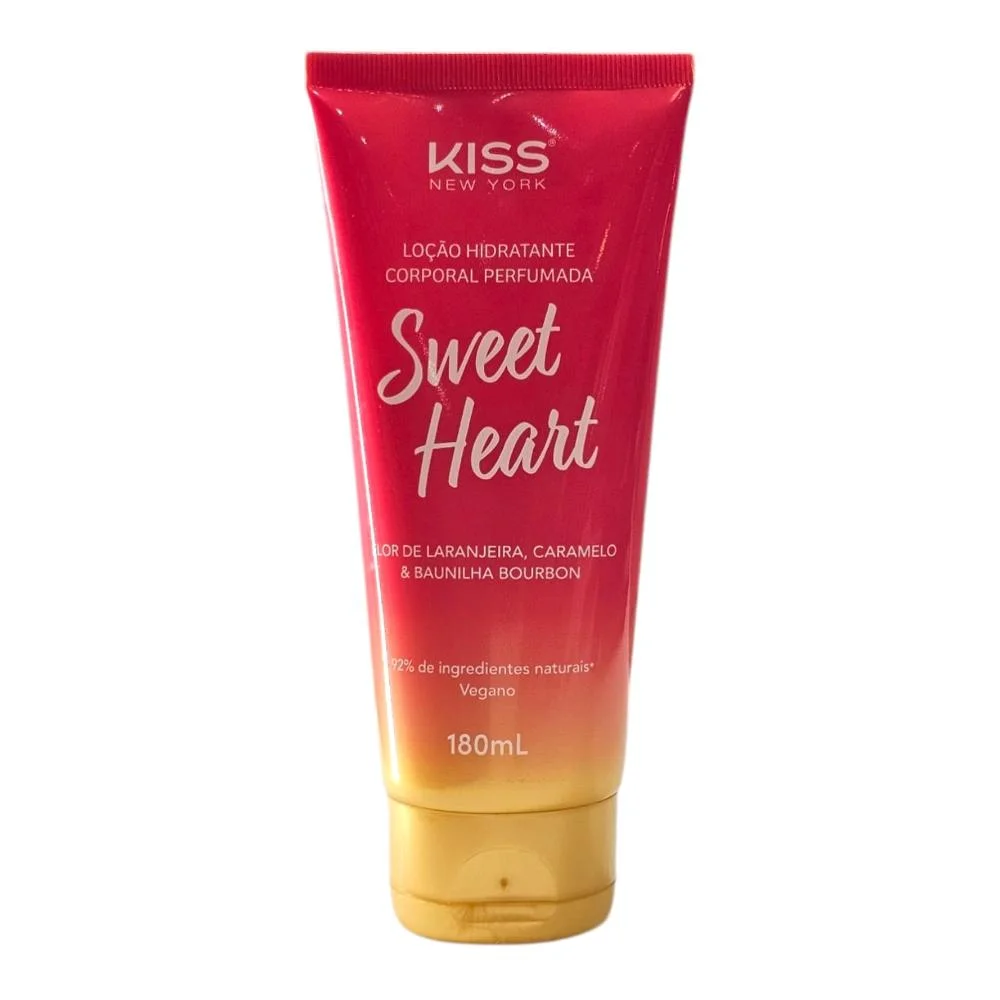 Kit Kiss New York Sweet Heart - Loção Hidratante Corporal 180ml - 3 Unidades ÚNICO 3