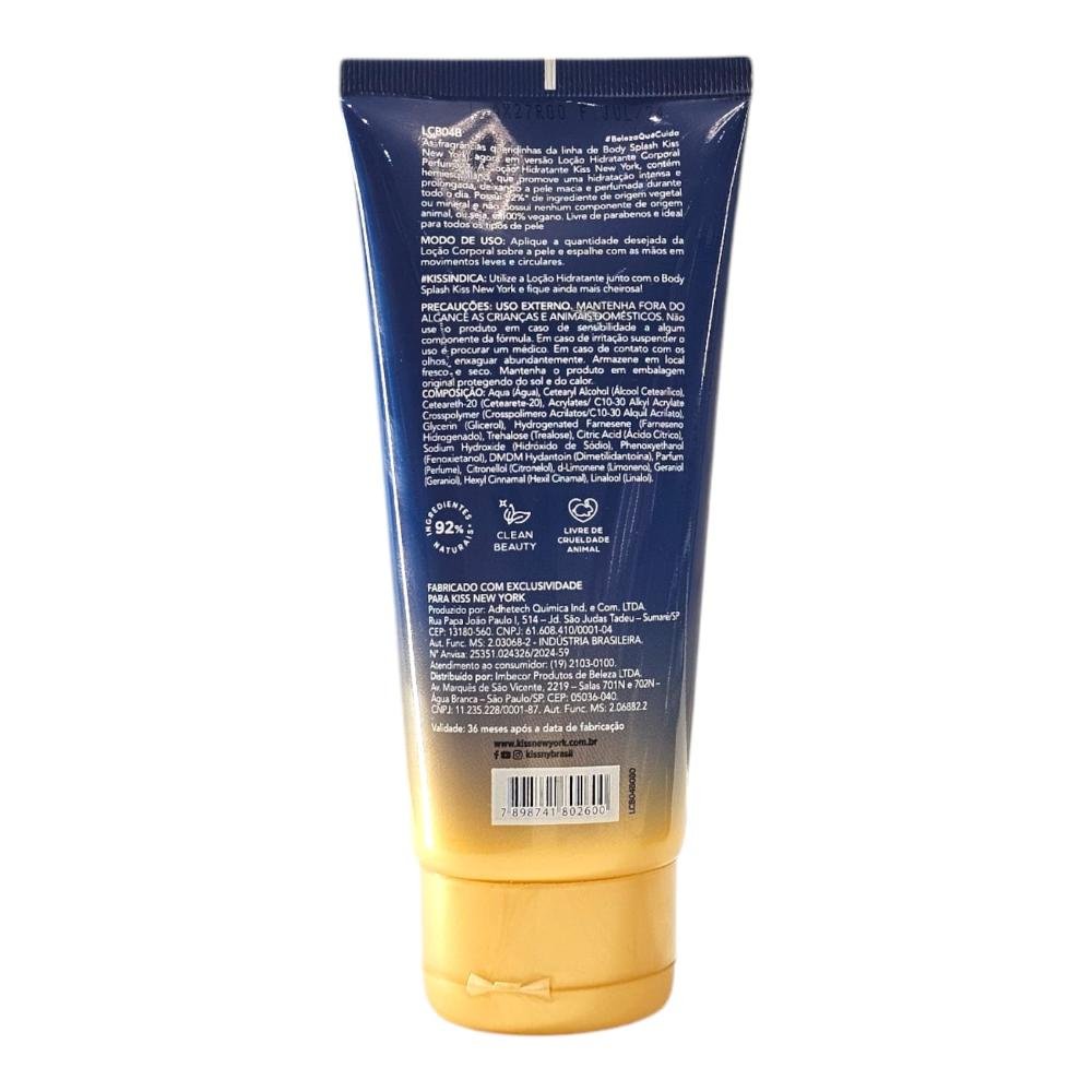 Kit Kiss New York Night Love - Loção Hidratante Corporal 180ml - 3 Unidades ÚNICO 2