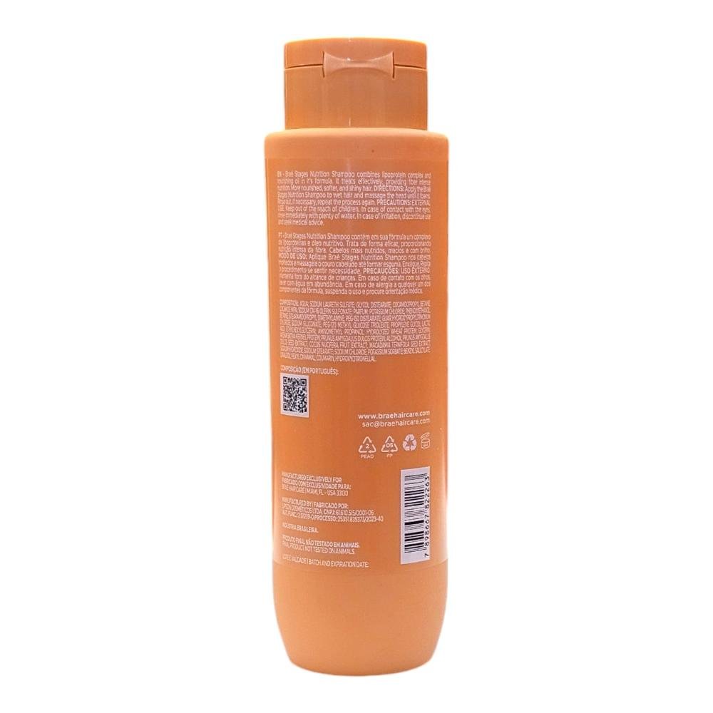 Kit Braé Stages Nutrition - Shampoo 250ml + Condicionador 250ml ÚNICO 2