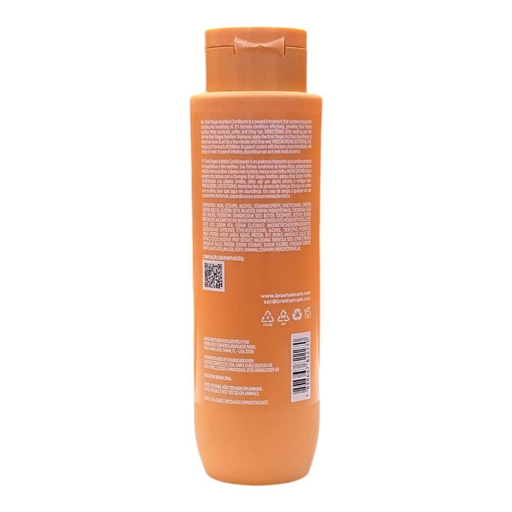 Kit Braé Stages Nutrition - Shampoo 250ml + Condicionador 250ml + Treatment Oil Blend 35ml ÚNICO 3
