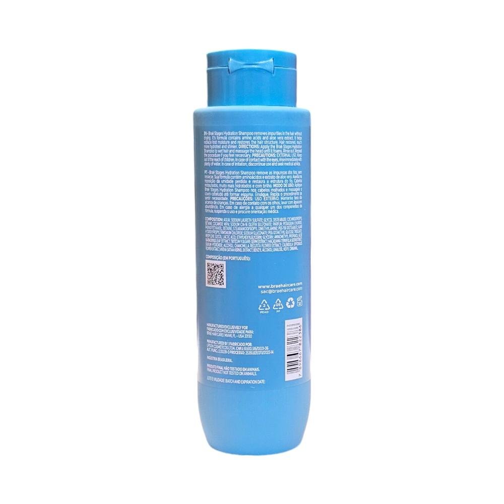 Kit Braé Stages Hydration - Shampoo 250ml + Treatment Oil 35ml ÚNICO 2