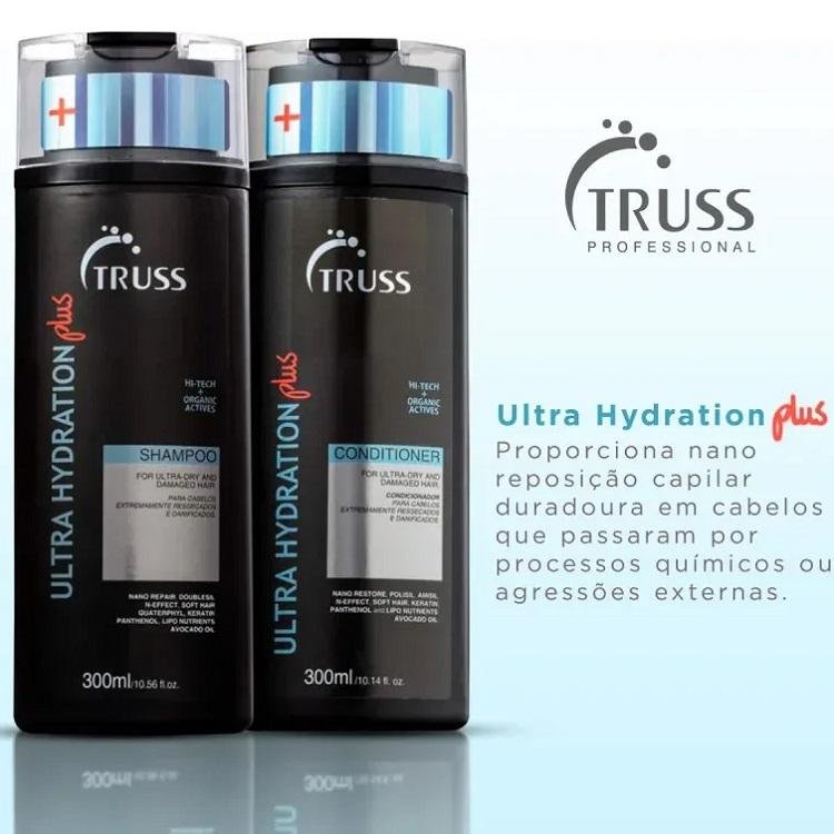 Kit Ultra Hydration Plus Shampoo + Condicionador Truss ÚNICO 3