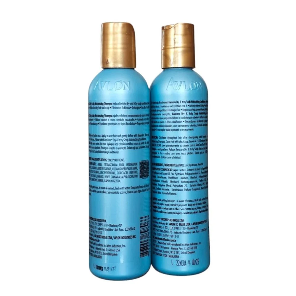 Kit Avlon Keracare Dry & Itchy Scalp Shampoo 240ml + Condicionador 240ml ÚNICO 2