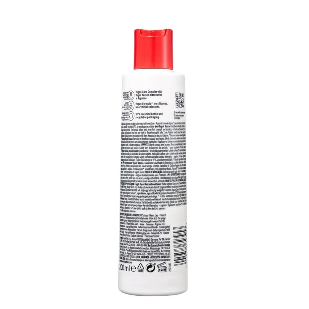 Kit Schwarzkopf Repair Rescue - Shampoo 250ml + Condicionador 200ml + Spray Conditioner 200ml + Máscara 200g ÚNICO 3