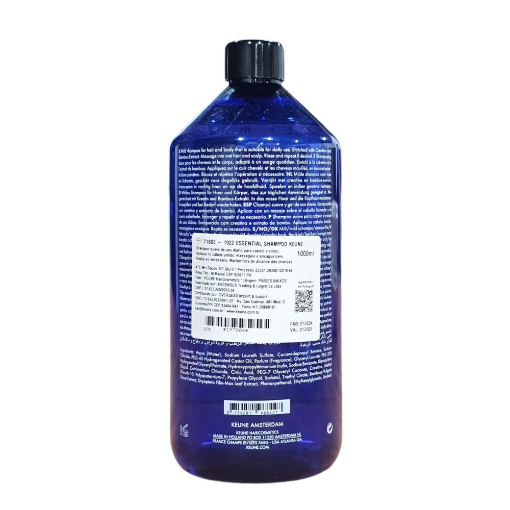 Keune 1922 by J. M. Keune Essential - Shampoo 1L 1L 2