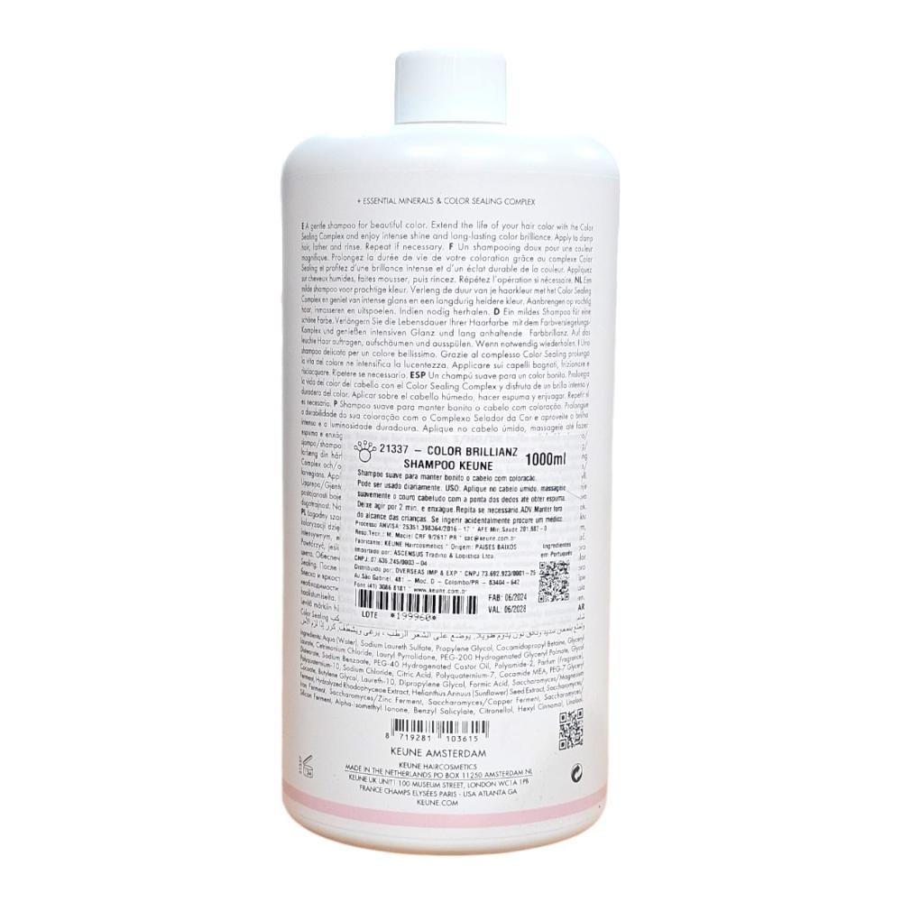 Kit Keune Color Brillianz - Shampoo 1L + Pump 1L 2