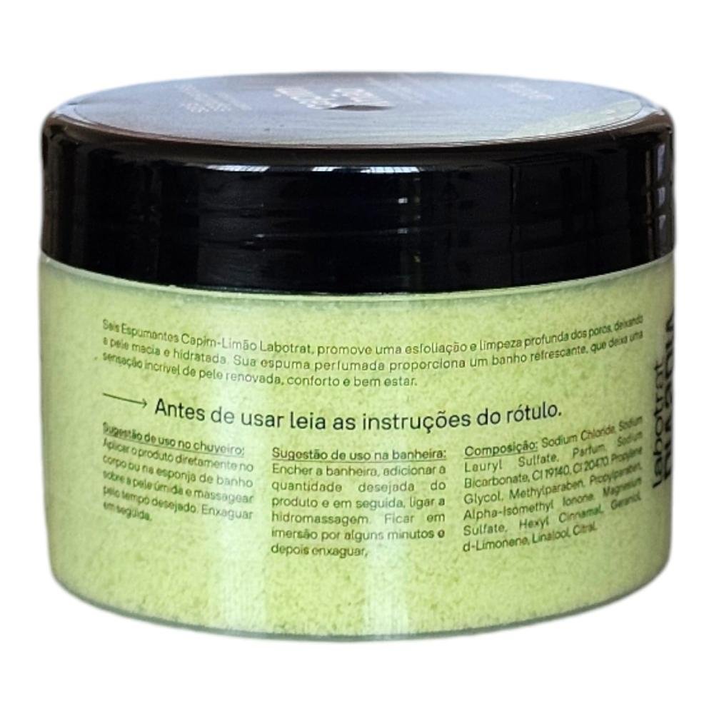 Kit Labotrat Dia a Dia Capim Limão - Hidratante 190ml + Sais Espumantes 280g ÚNICO 5