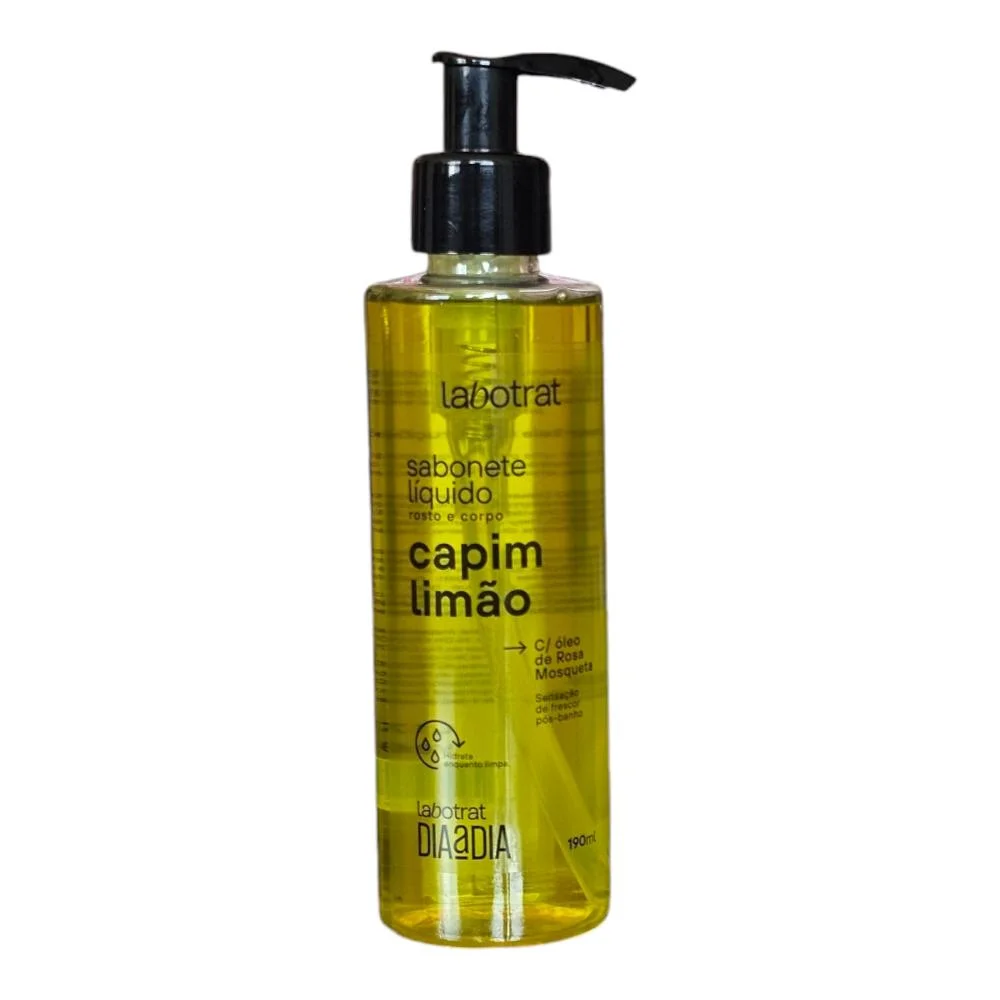 Kit Labotrat Dia a Dia Capim Limão - Sabonete Líquido 190ml + Esfoliante 150g ÚNICO 2