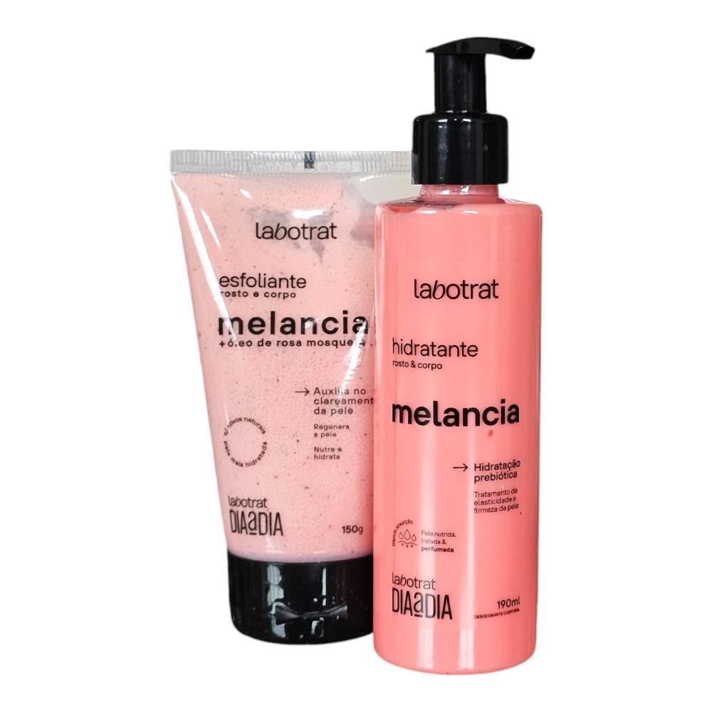 Kit Labotrat Dia a Dia Melancia - Hidratante 190ml + Esfoliante 150g ÚNICO 1