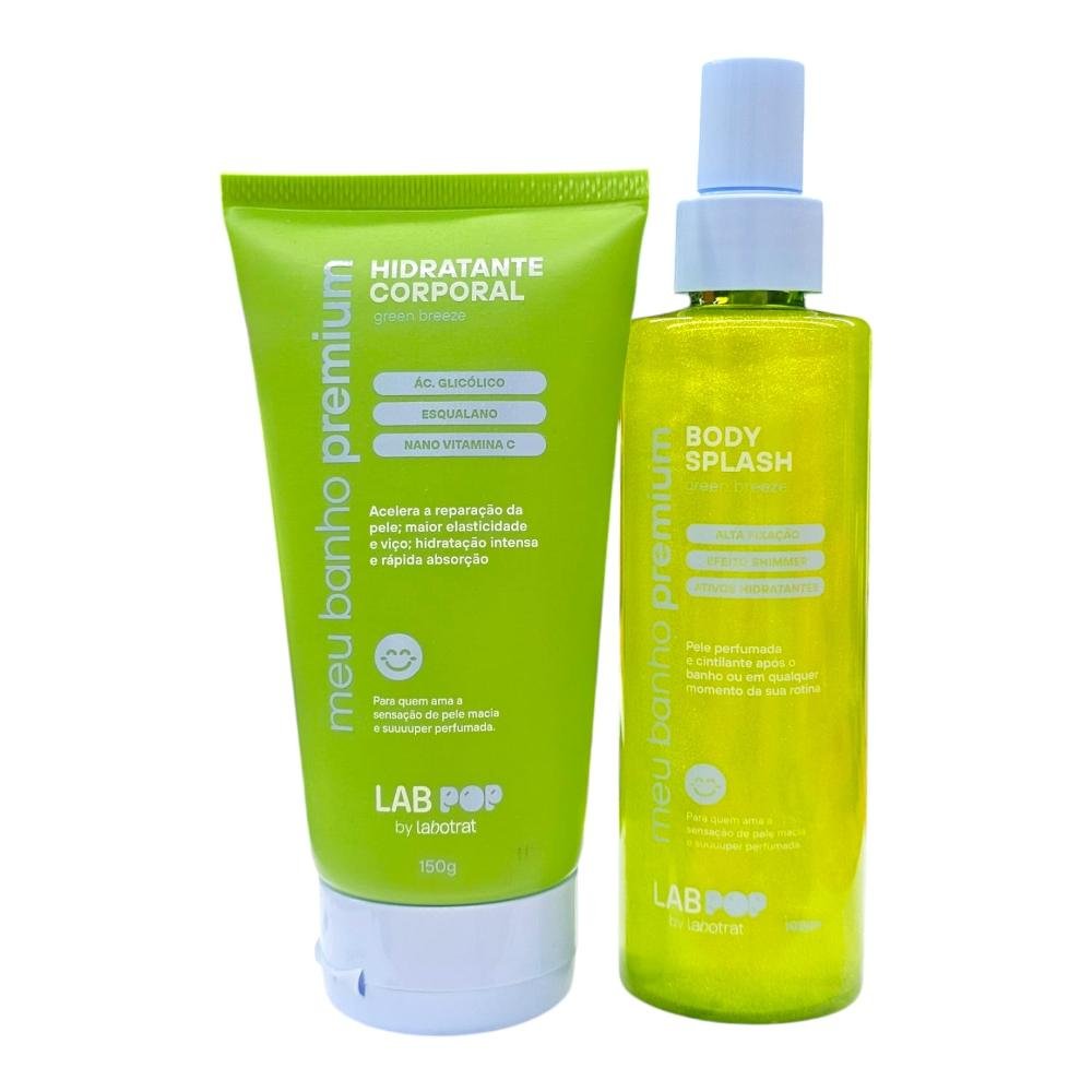 Kit Labotrat LabPOP Meu Banho Premium Green Breeze - Hidratante