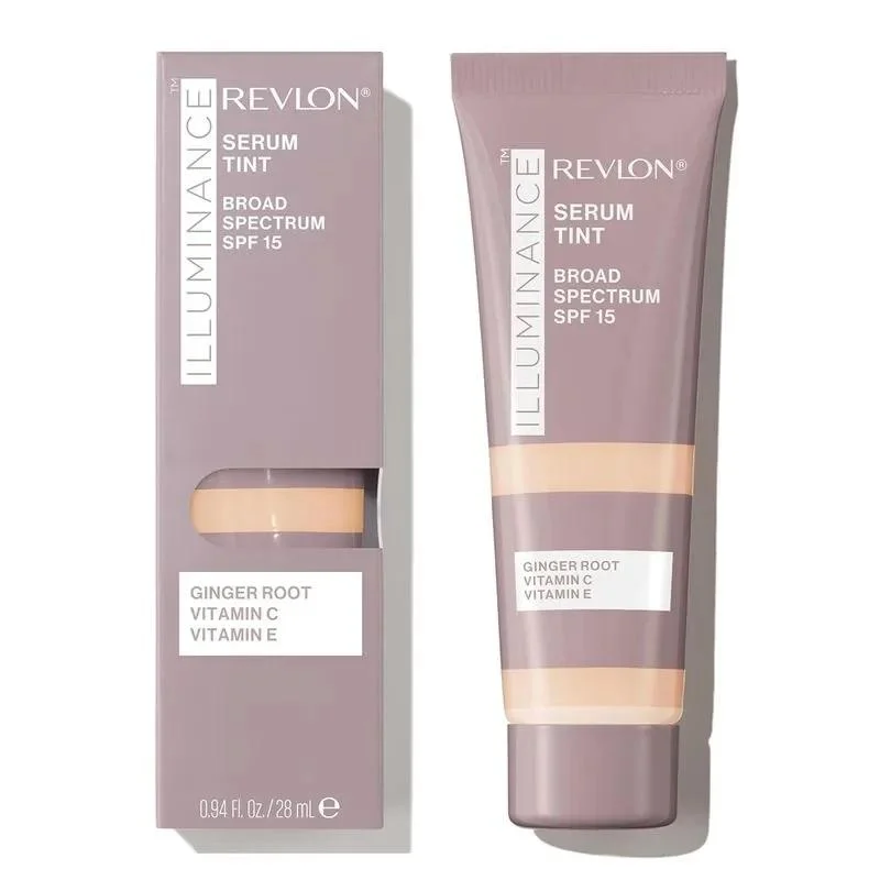 Base Revlon Illuminance Sérum Tint  FPS 15 Tan Sand - Sérum Facial 28ml Tan Sand 4