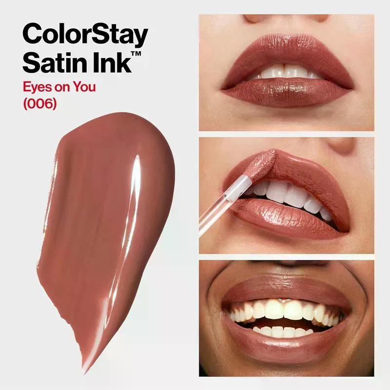 Revlon Colorstay Satin Ink Eyes On You 006 - Batom Líquido 5ml Eyes On You 006 2