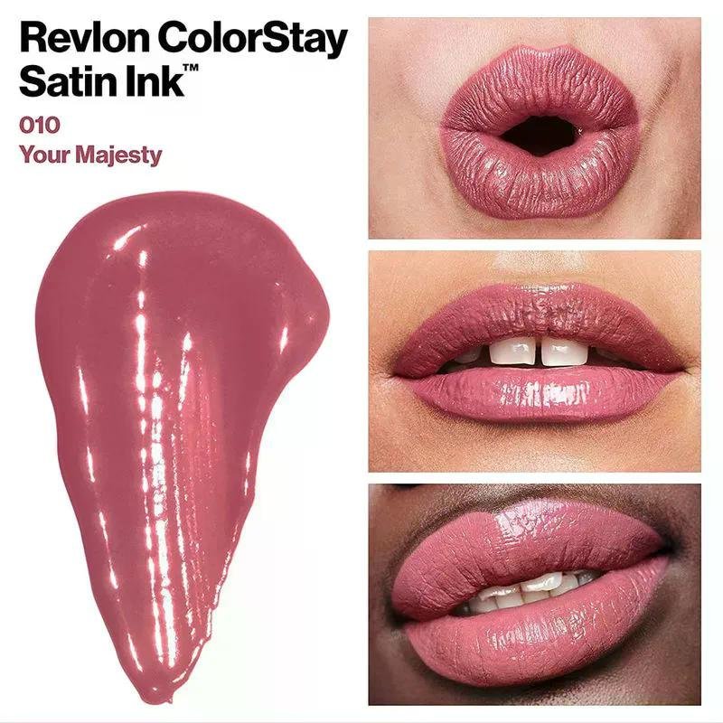 Revlon Colorstay Satin Ink Your Majesty 010 - Batom Líquido 5ml Your Majesty 010 4