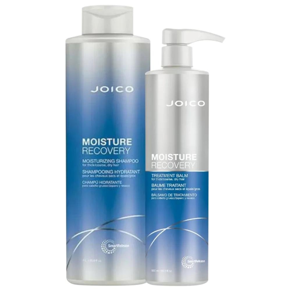 Kit Joico Moisture Recovery - Shampoo 1L + Treatment Balm 500ml