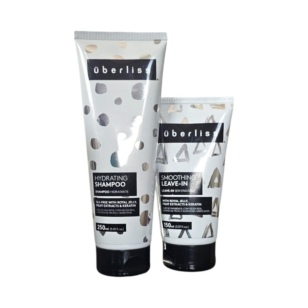 Kit Avlon Uberliss Hydrating - Shampoo 250ml + Smoothing Leave-in 150ml ÚNICO 1