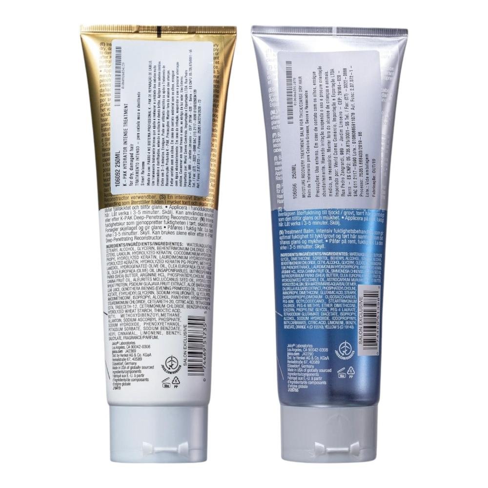 Kit Joico K-Pak -  Hydrator 250ml + Moisture Recovery Treatment Balm 250ml ÚNICO 2