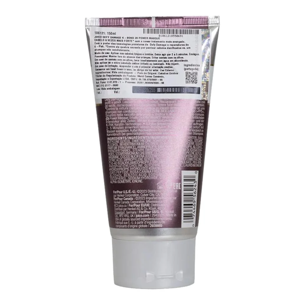 Kit Joico Defy Damage - Shampoo 300ml + In A Flash 200ml + KBOND20 Power Masque 150ml ÚNICO 2