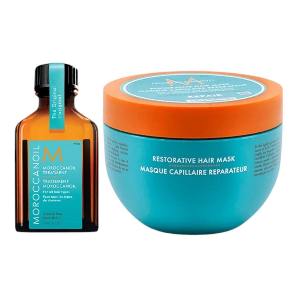 Kit Moroccanoil Moisture Repair - Máscara 250g + Óleo Original 25ml ÚNICO 1