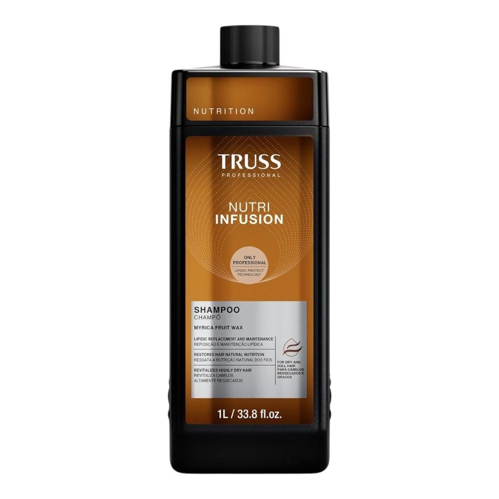Kit Truss Nutri Infusion - Shampoo 1L + Condicionador 1L + Hair Protector 250ml + Uso Obrigatório Spray 260ml ÚNICO 2