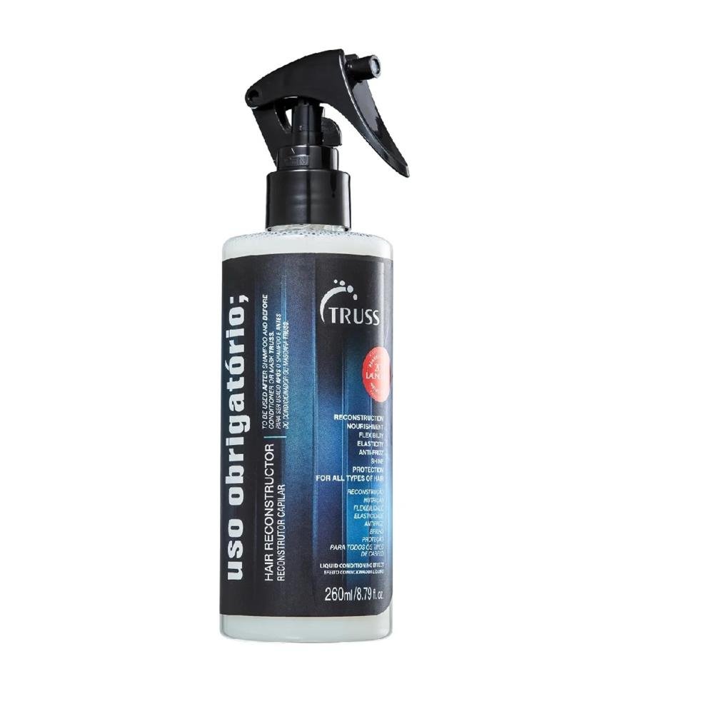 Kit Truss Nutri Infusion - Shampoo 1L + Condicionador 1L + Hair Protector 250ml + Uso Obrigatório Spray 260ml ÚNICO 5