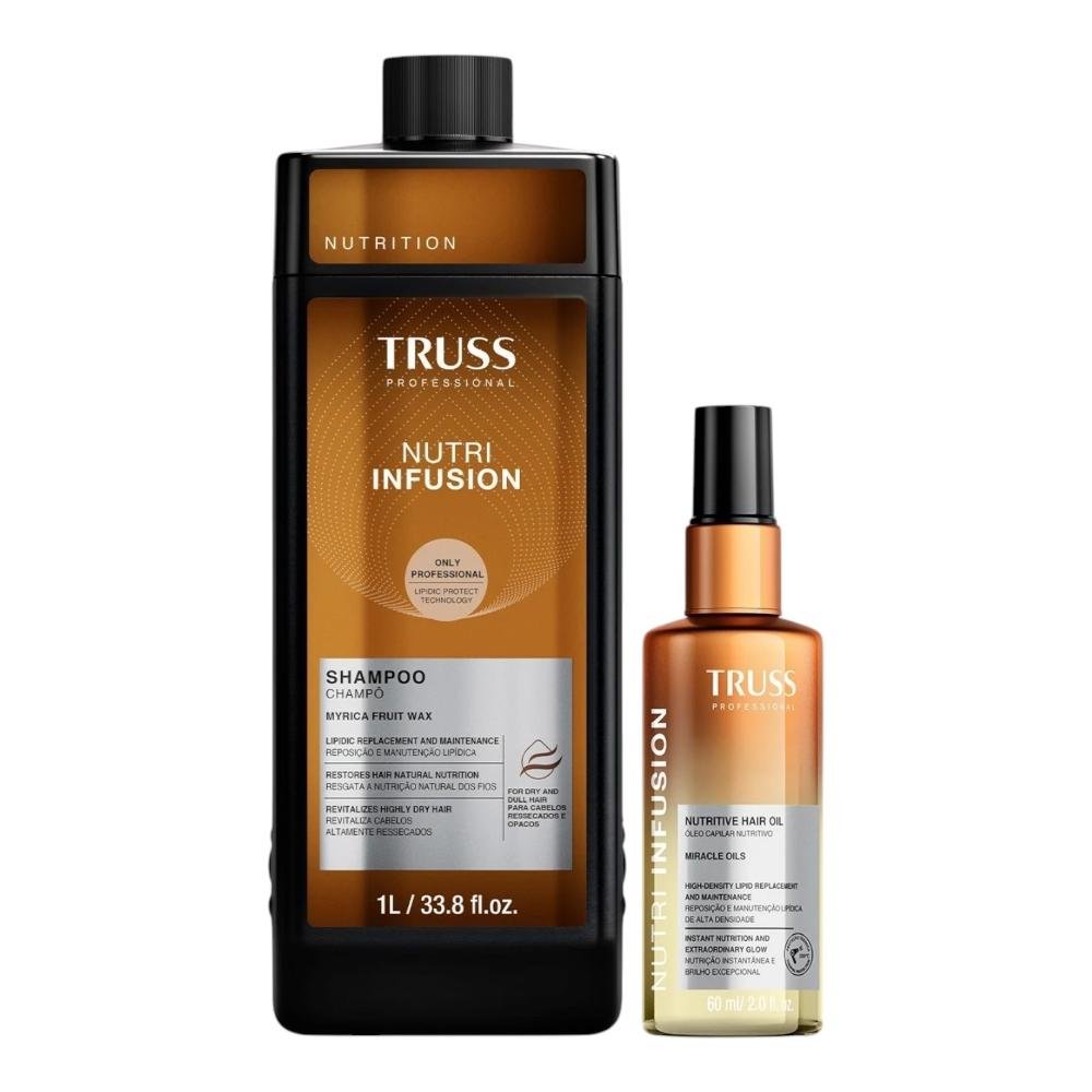 Kit Truss Nutri Infusion - Shampoo 1L + Óleo 60ml ÚNICO 1